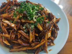 茭白炒鳝丝-双塔老饭店