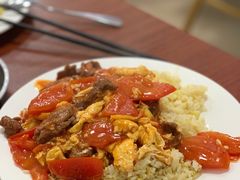番茄蛋牛肉饭-好好滋味茶餐厅