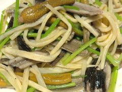 茭白炒现划鳝丝-玫瑰厅上海菜(兴国路店)