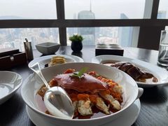 花雕肉碎蒸膏蟹-广州柏悦酒店·悦景轩·粤菜餐厅