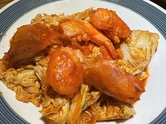 大虾炒白菜-吕氏疙瘩汤·私家菜馆(慈云寺店)