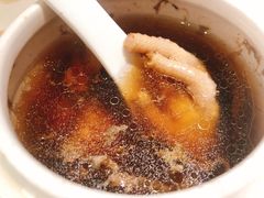 茶树菇老鸡炖盅-膳心记-明火四宝煲仔饭(燕南店)