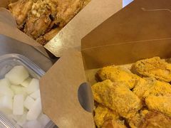 炸鸡翅一半一半-富乐满韩国正宗炸鸡韩国料理(虹泉路店)