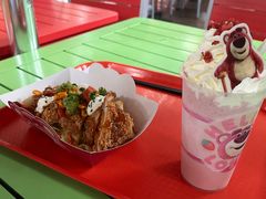 川味炸鸡配土豆片-Lotso Lunch Box 草莓熊餐盒