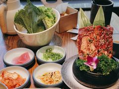 -明洞阿姨·韩式酱蟹烤肉·创意料理(三元桥店)