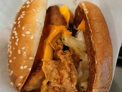 脏脏芝士鳕鱼鸡腿堡-肯德基(八号仓店)