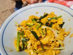 香醋炒土鸡蛋-荆九爷爆炒桥头三嫩(夫子庙店)