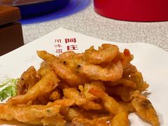 干炸黄河白虾-阿庄新豫菜(航海东路店)