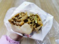 素馍加鸡腿加兰花干-安徽阜阳卷馍(西单店)