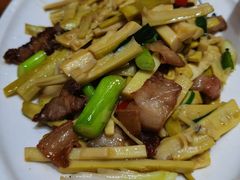 高山笋炒鲜肉-下梅人家土菜馆(历史文化餐厅度假区店)