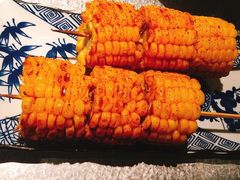 串烤玉米-探鱼·鲜青椒爽麻烤鱼(北京路天河城店)