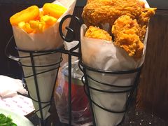 薯条炸鸡双拼-猪啊牛呀羊啊铜盘烤肉(正大广场店)
