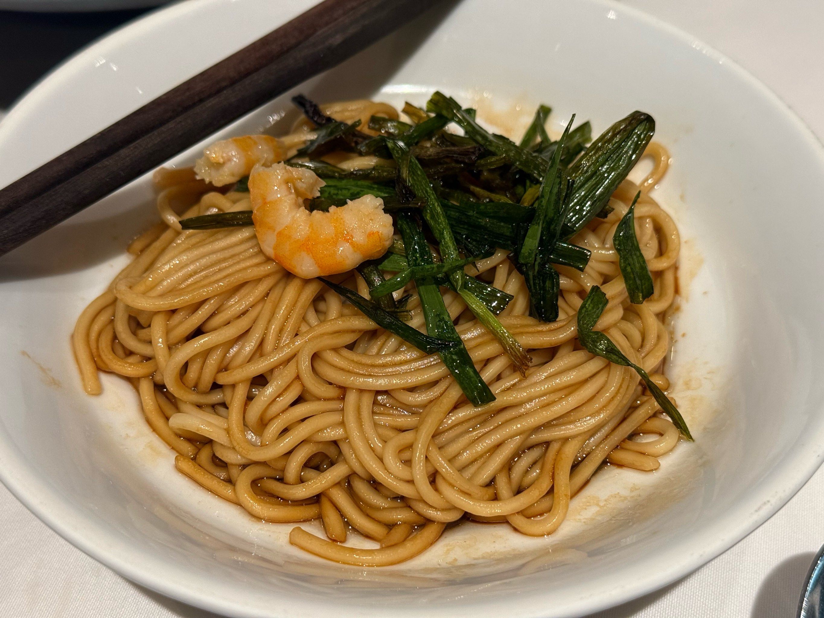 上海米其林餐厅的葱油拌面