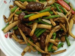 茶树菇炒牛柳-和乐喜宴海鲜酒家(骏荣广场店)