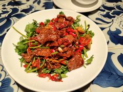 小炒牛肉-绿茶餐厅(王府井永宁门店)