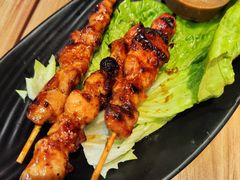 鸡肉沙爹串-班兰叶印尼美食