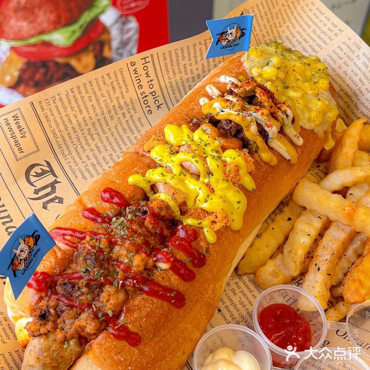 在南宁！！！超超超大号的美式热狗🌭️！！！