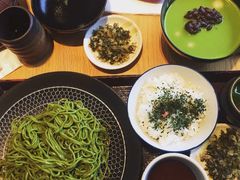 茶蕎麦セット-中村藤吉(本店)
