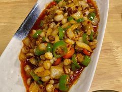 泡菜炒鱿鱼-쌍화점 霜花店·朝鲜族料理(徐家汇店)
