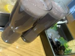暖冬现榨黑豆燕麦饮-阿源鱼捞斑鱼火锅·海鲜粥(山景尚宅店)