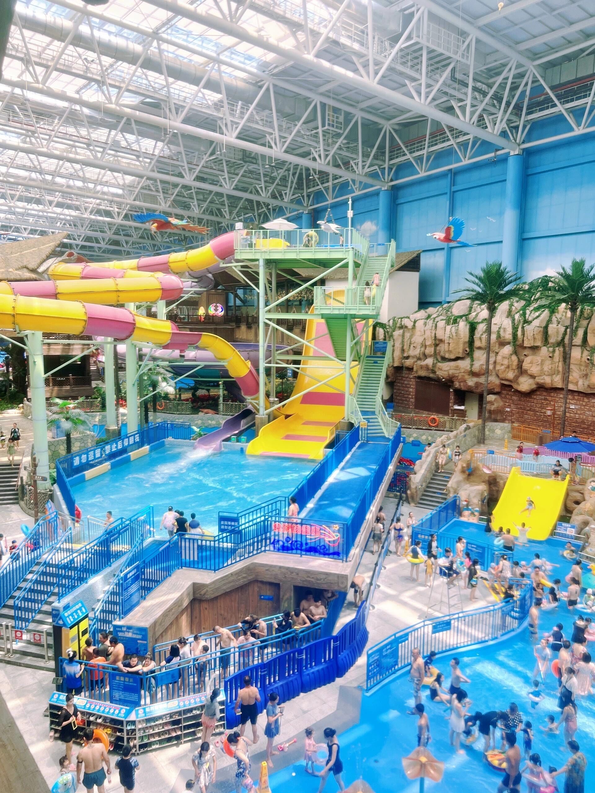合肥融创水世界乐园,夏天就是要玩水啊6015好爽啊