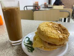 猪扒蛋菠萝包-沙溪兄茶餐厅