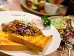 黑椒蘑菇鸡肉意面-遇见西木美式餐厅(体育路店)