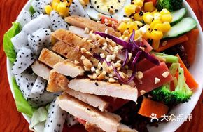 Grilled Chicken Breast Warm Salad