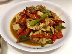 火腿炒农家豆腐皮-辣公子·千岛湖私房菜(滨江店)