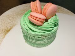 抹茶红豆马卡龙蛋糕-花蒲甜品(海信广场店)