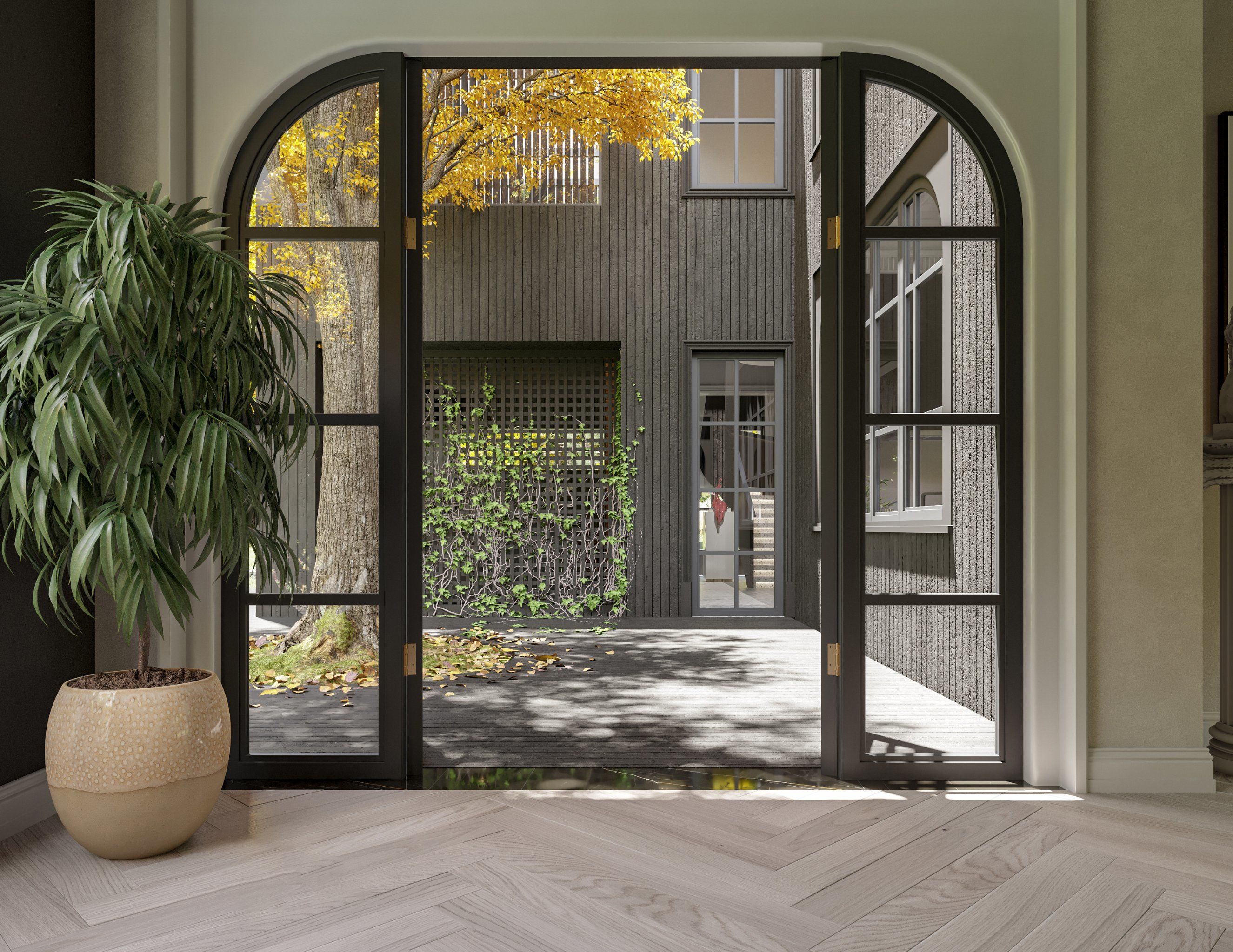 格子窗 拱门,法式电影中的大宅竟成现实!