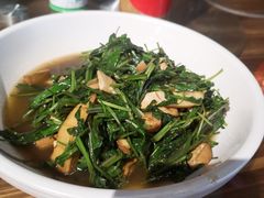 野芹菜炒豆干-古道村落(温汤店)