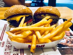 火烤双层牛肉堡套餐-The Habit Burger Grill 哈比特汉堡(爱琴海店)