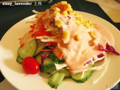 田园沙拉(RMB18.00)-露西亚咖啡西餐厅(哈尔滨俄侨纪念馆店)