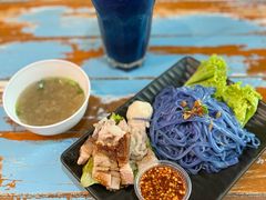 -蝶豆花蓝面条