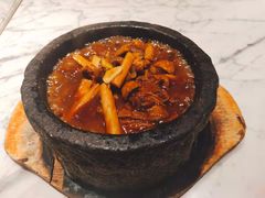 鲜淮山白菌烧牛仔骨-青雅中餐厅(大连金石滩绿发希尔顿度假酒店)