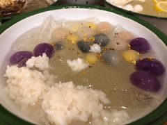 桂花酒酿五彩汤圆冰粉-甜心闲生传统手工冰粉(人民广场店)