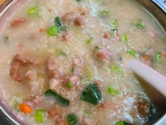 菜心粒牛肉粥-南记食粥坊·宵夜大排档(南桂店)
