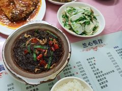 荠菜冬笋肉丝炒年糕-蘭心餐厅(进贤路店)