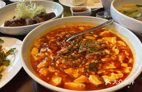 Spicy Beef Tofu and Bean Curd Soup