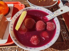 荔枝杨梅妃子饮-萬春金福下午茶(故宫店)