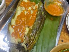 烤茄子-杨合林啊兰烤鱼