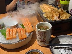 厚切深海三文鱼刺身-万岁寿司(天河领展店)