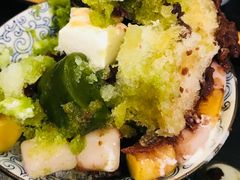 抹茶生乳かき氷-WONDER ICE 萬得冰田(建設路总店)