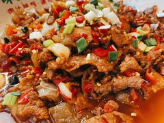 老坛剁椒肉炒肉-味上湘菜馆(河马店)