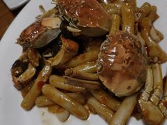 鲜蟹炒年糕-日出青木·杭帮菜名店