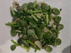 蒜苗蚕豆-顾家土菜館