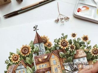 花房小屋插画遇上童话王国