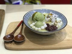 抹茶白玉赤豆碗-半饱日式甜品(ifs国际金融店)
