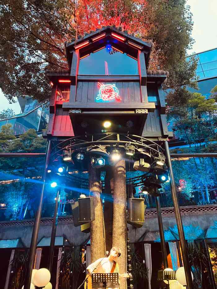 贰麻酒馆(339小森林店)-"下着雨热情不减露天卡座清风绿植暗光,很.